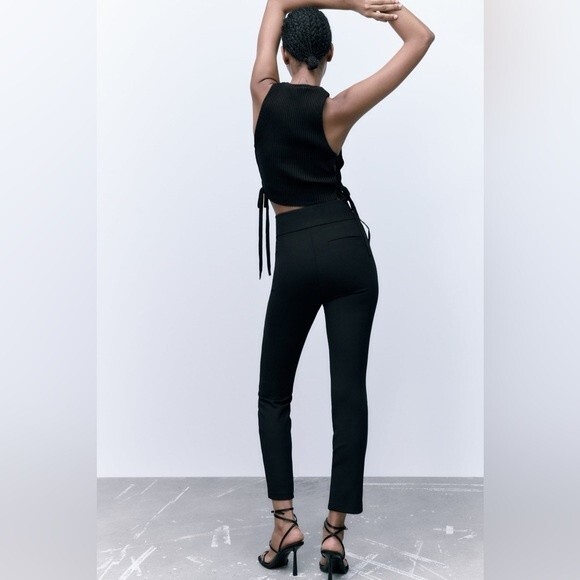 ZARA SLIT LEGGINGS - Picture 4 of 5